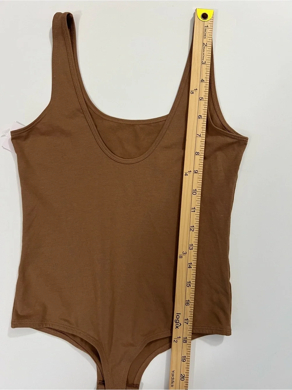 NWT Auden Tan Bodysuit XS